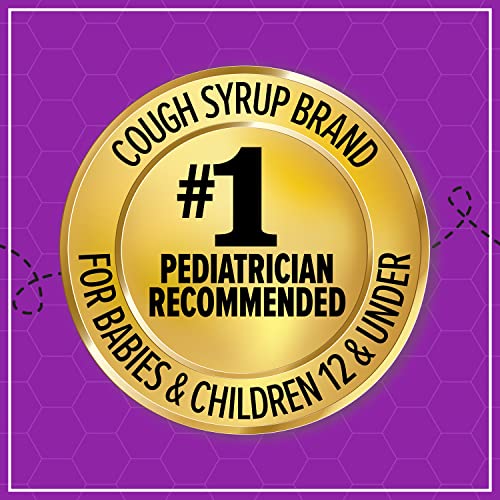 Zarbee's Kids Cough + Immune Daytime for Children 2-6 with Dark Honey, Vitamin D & Zinc, 1 Pediatrician Recommended, Drug & Alcohol-Free, Mixed Berry Flavor, 4FL Oz