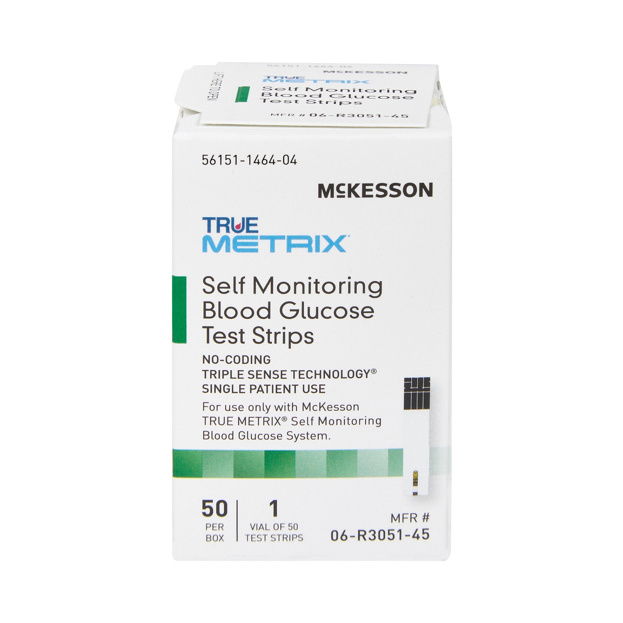 Blood Glucose Test Strips McKesson TRUE METRIX 50 Strips per Pack
