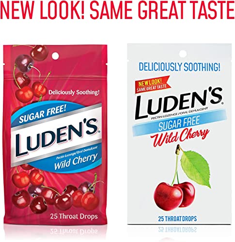 Ludens Sugar-Free Wild Cherry Drops