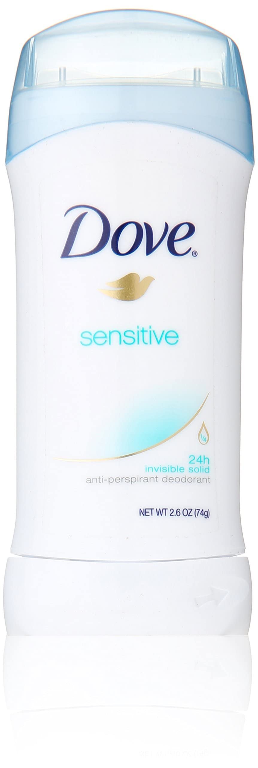 Dove Antiperspirant Deodorant, Sensitive Skin, 2.6 Ounce