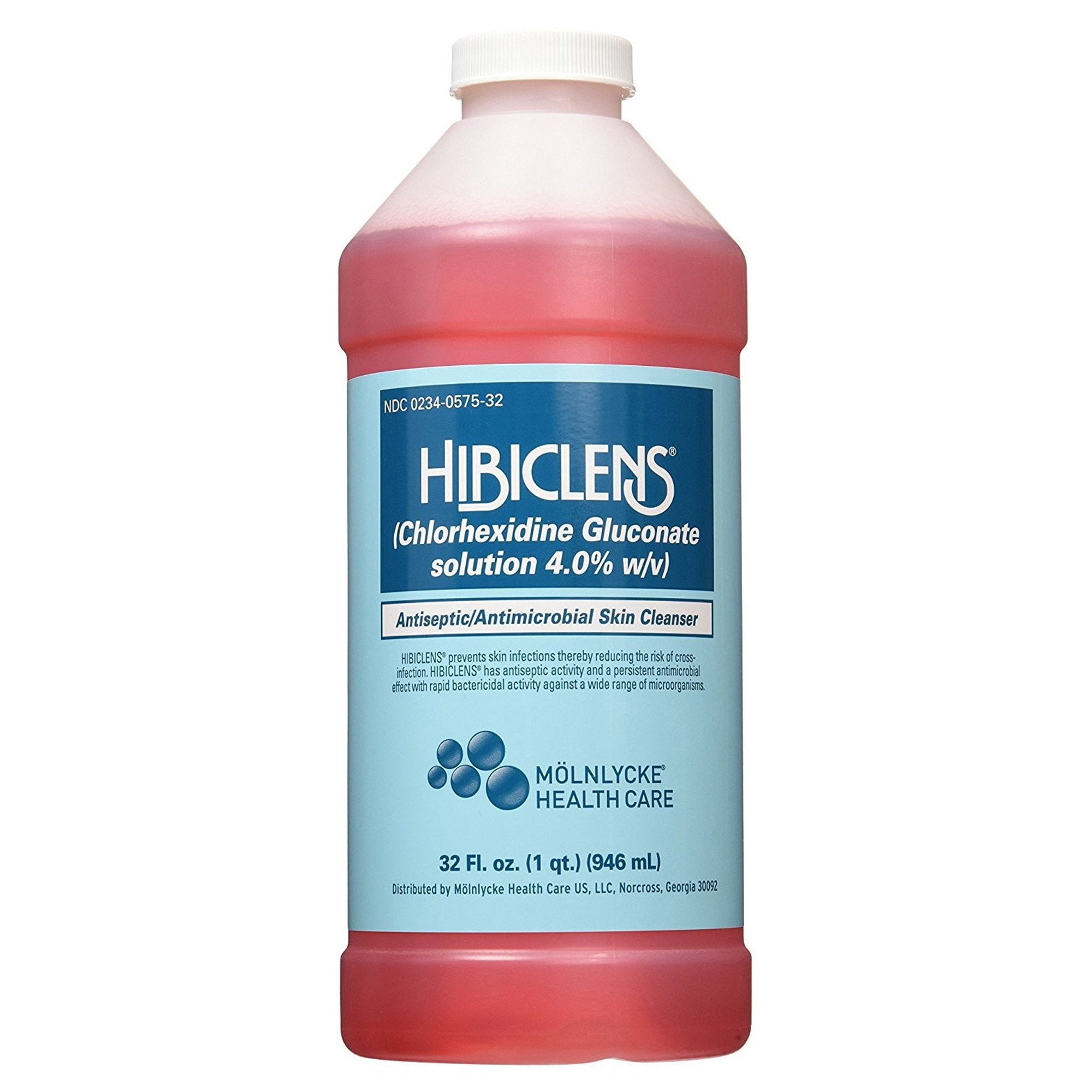 Antiseptic / Antimicrobial Skin Cleanser Hibiclens 32 oz. Bottle 4% Strength CHG (Chlorhexidine Gluconate) NonSterile