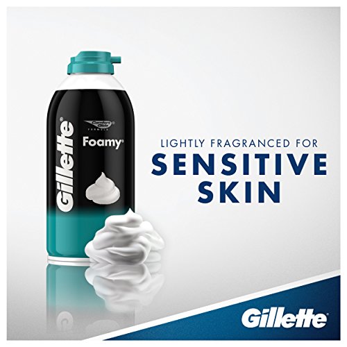 Gillette Foamy Shaving Cream, Sensitive Skin, 11 Ounce