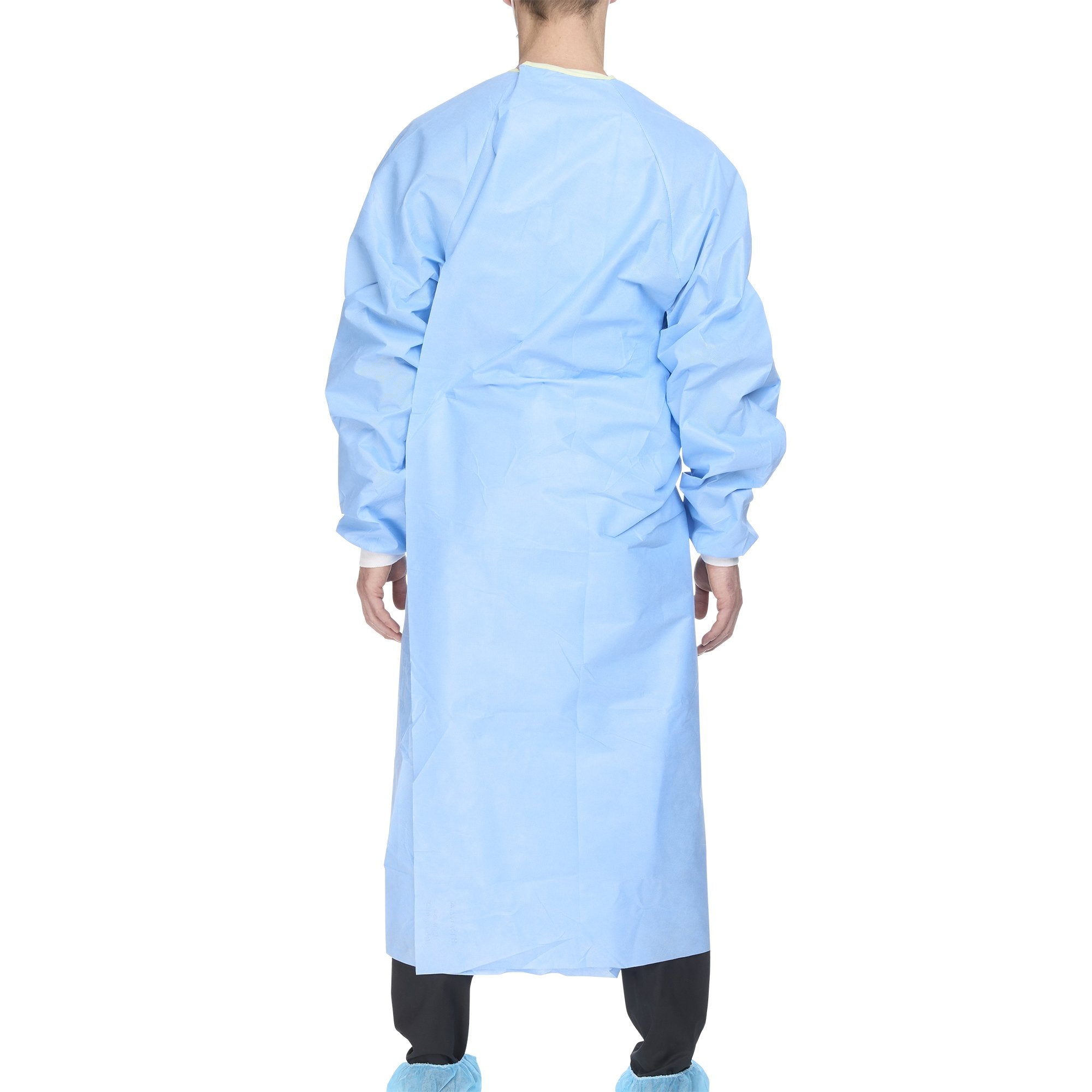 Non-Reinforced Surgical Gown with Towel ULTRA 2X-Large Blue Sterile AAMI Level 3 Disposable