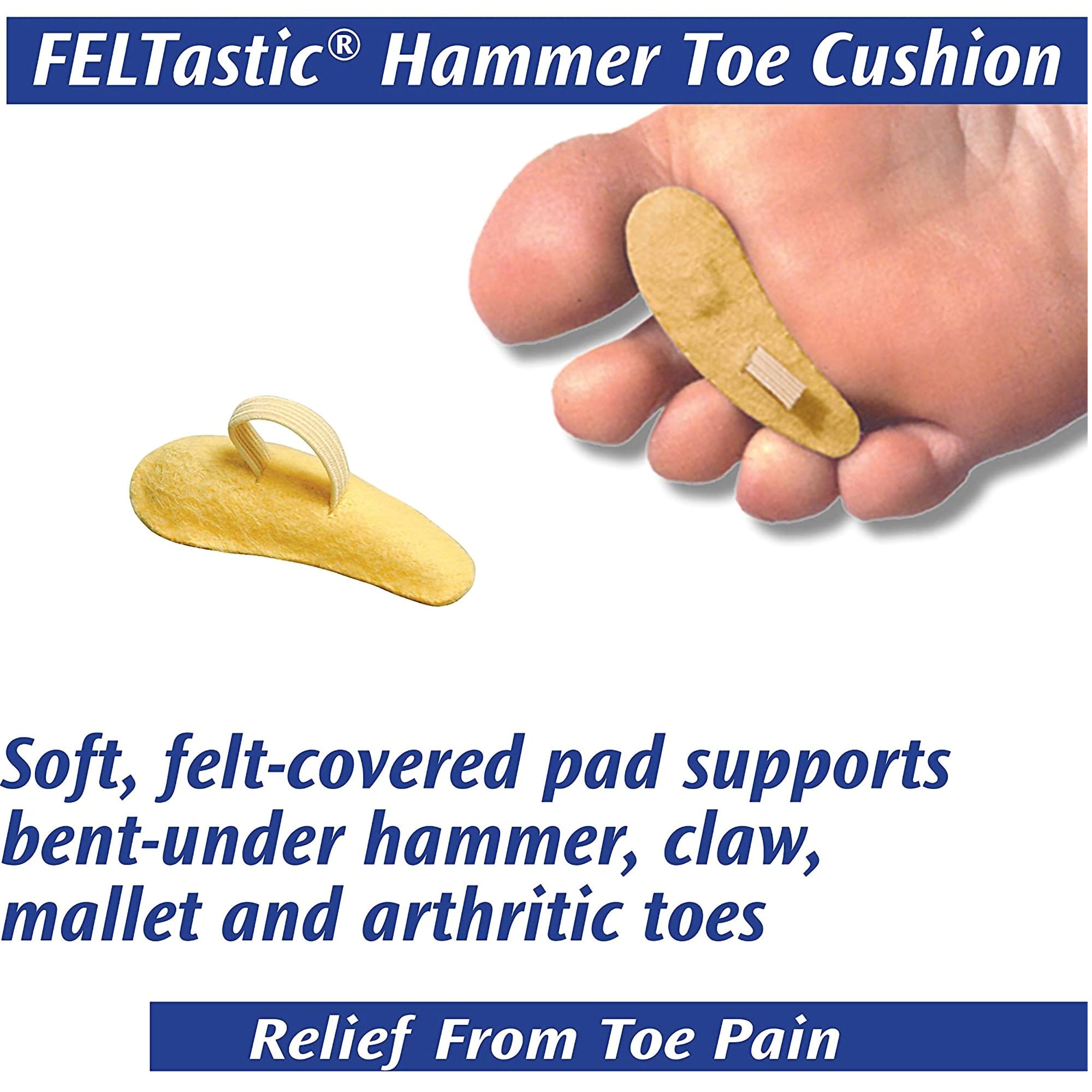 Hammer Toe Crest Pedifix Large Pull-On Male 9 to 10 / Female 11 and Up Right Foot