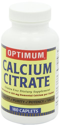 Optimum Calcium Citrate, 180 Caplets