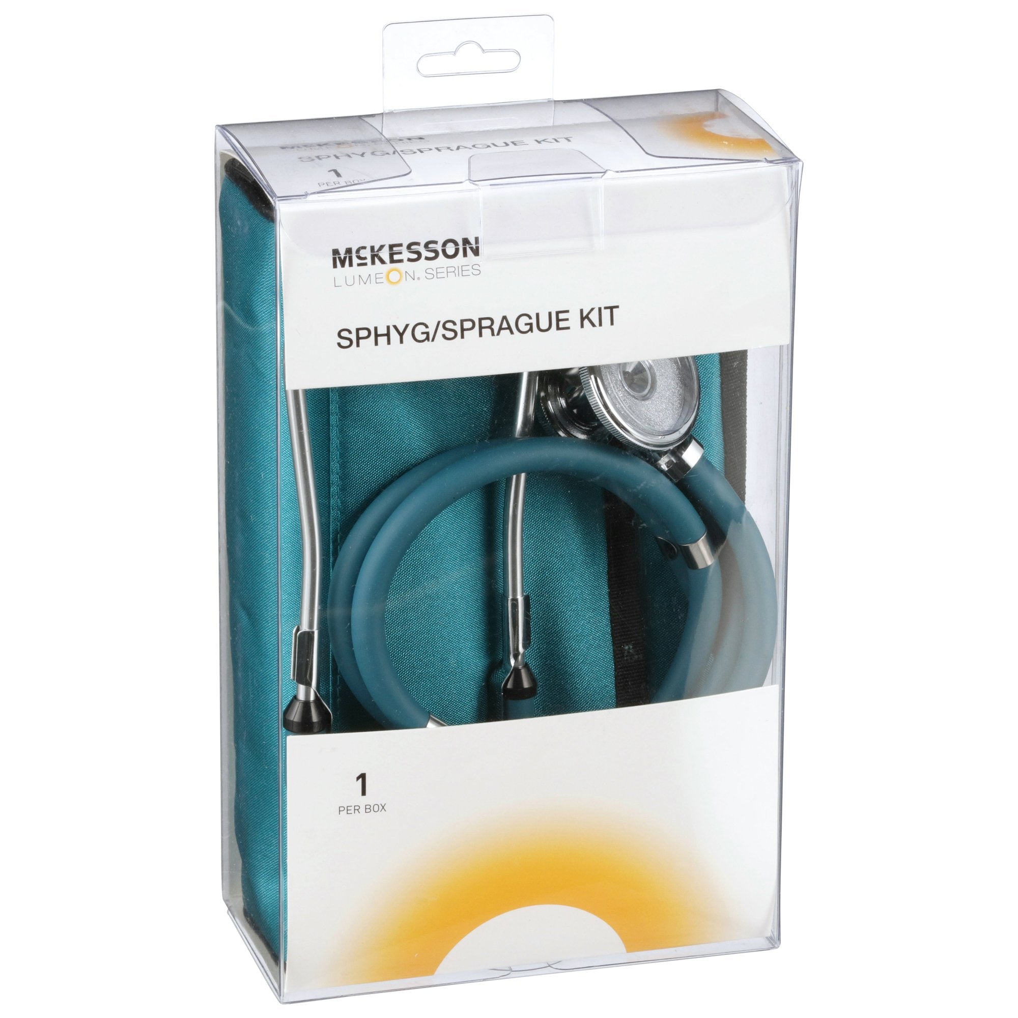 Reusable Aneroid / Stethoscope Set McKesson Brand 23 to 40 cm Adult Cuff Dual Head Sprague Pocket Aneroid