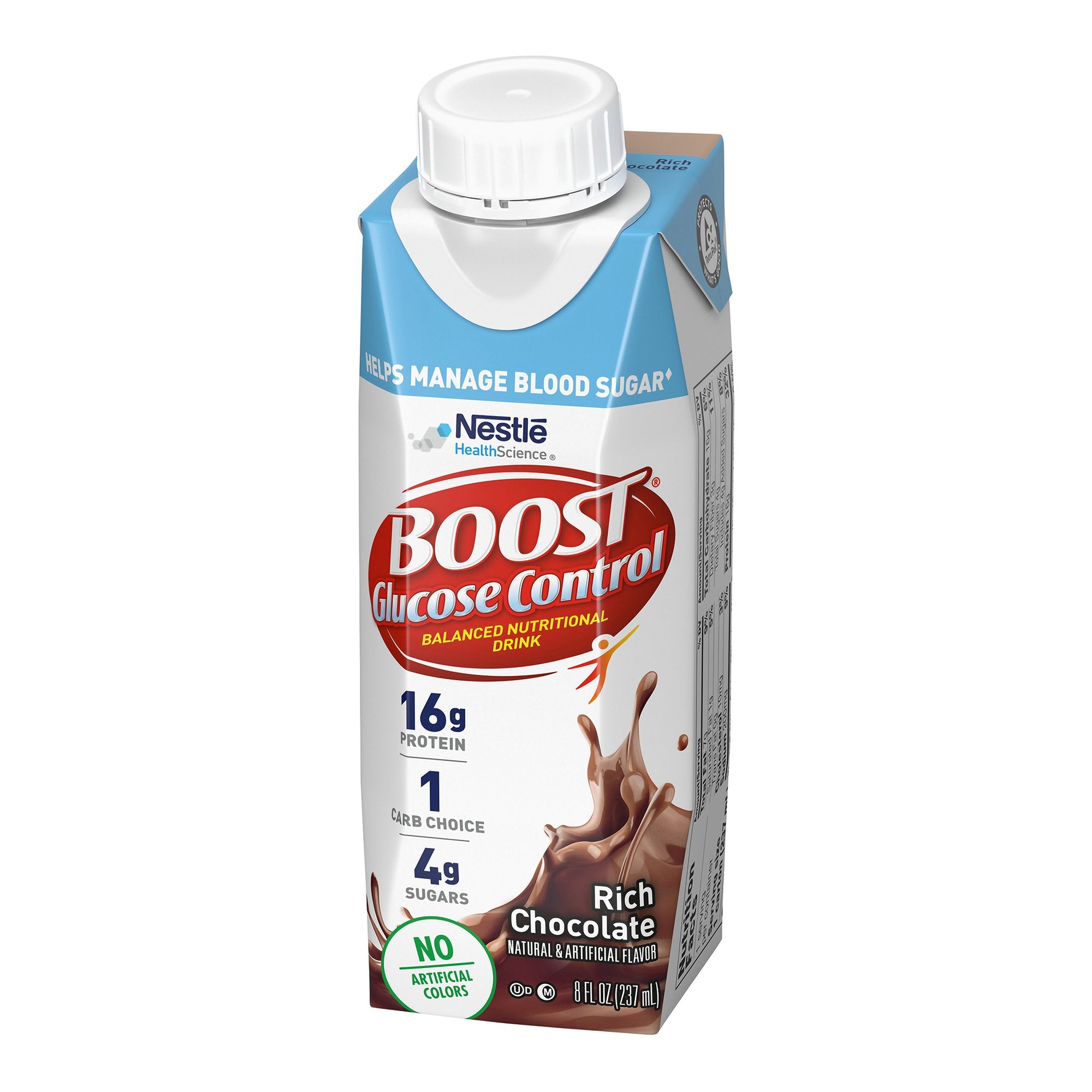 Oral Supplement Boost Glucose Control Rich Chocolate Flavor Liquid 8 oz. Carton