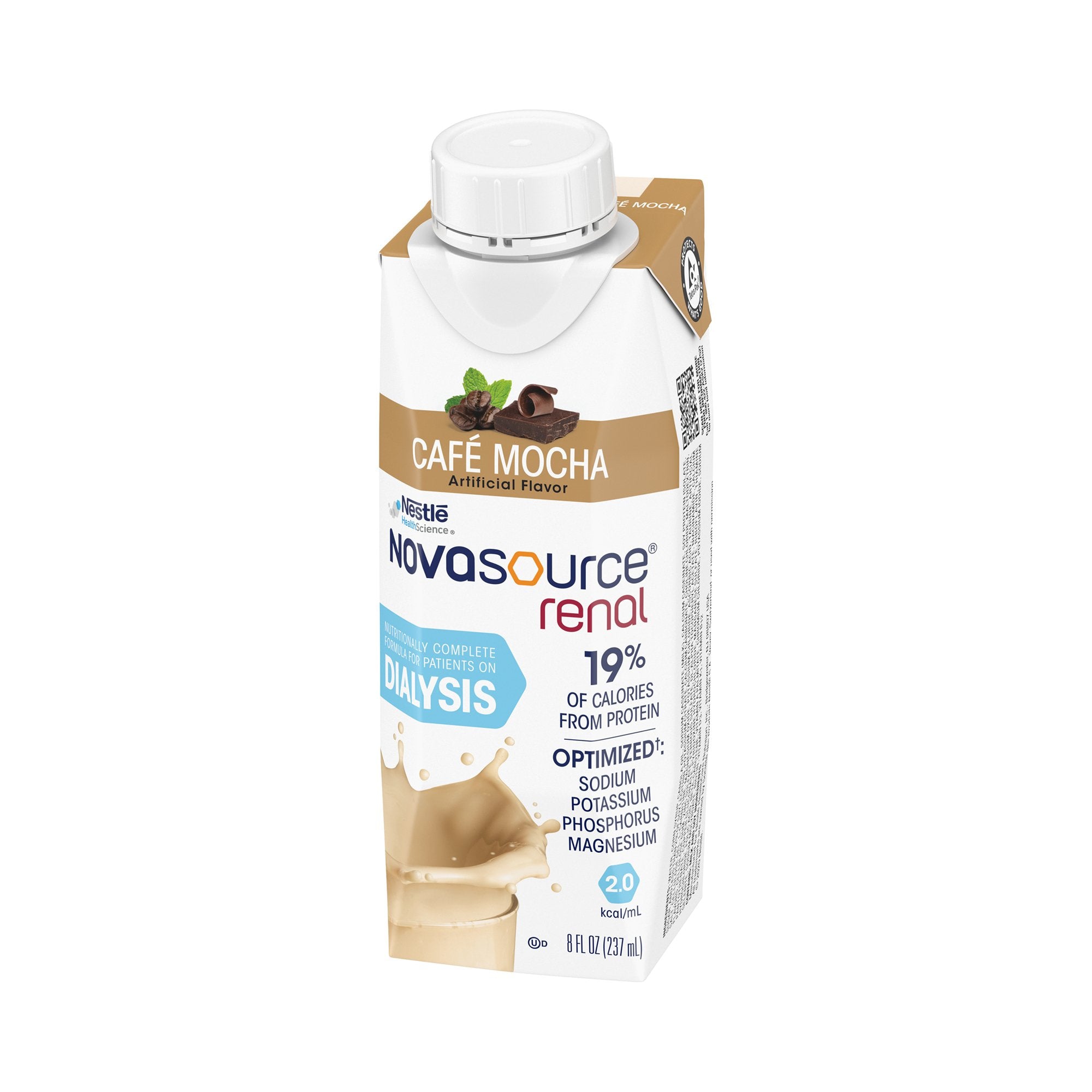 Oral Supplement Novasource Renal Caf Mocha Flavor Liquid 8 oz. Carton