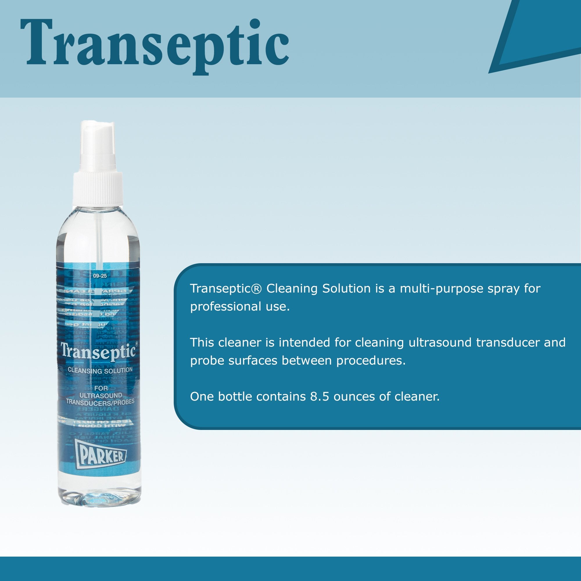 Transeptic Surface Disinfectant Cleaner Manual Pump Liquid 8.5 oz. Bottle Alcohol Scent NonSterile