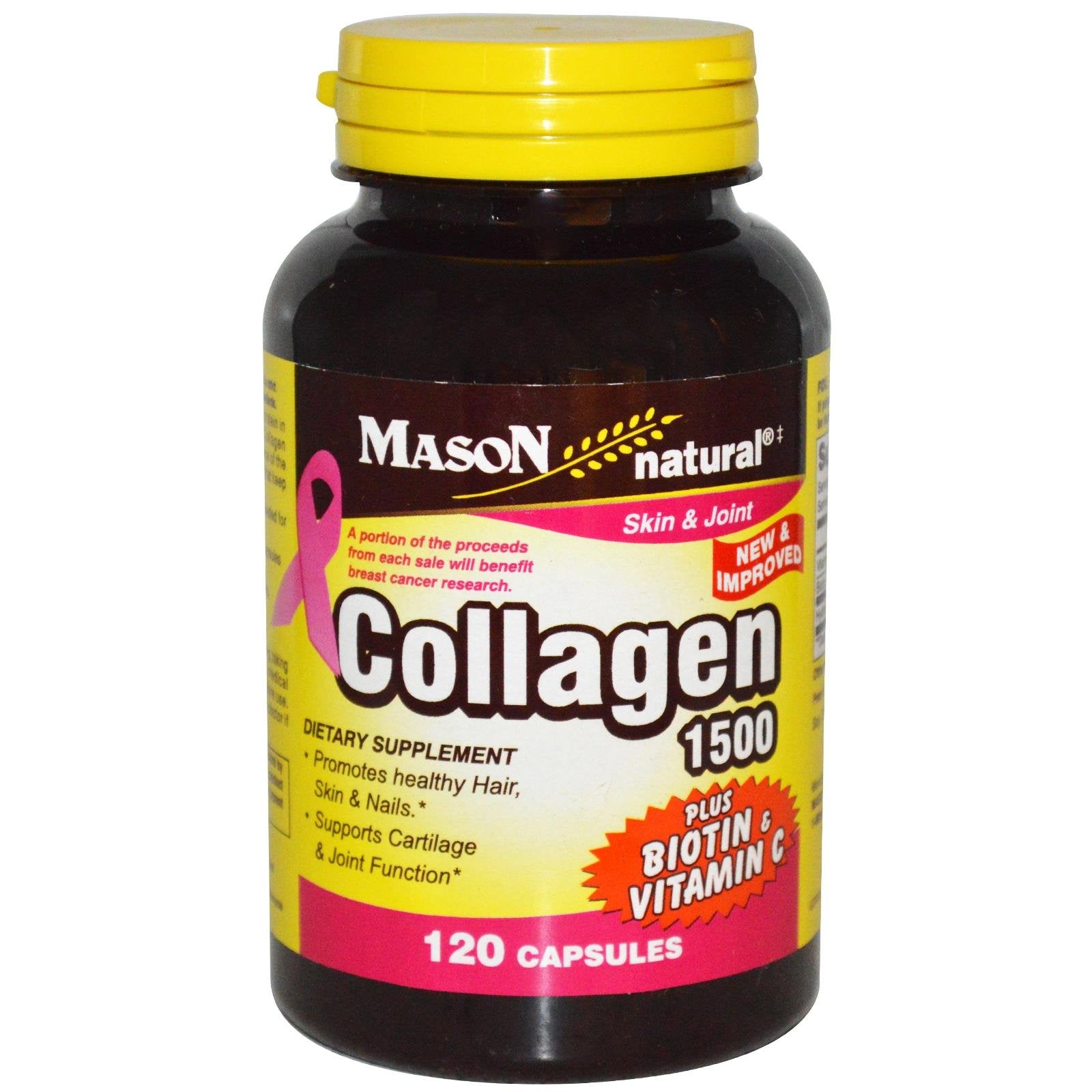 Collagen 1500MG CAPS W/VIT C 120