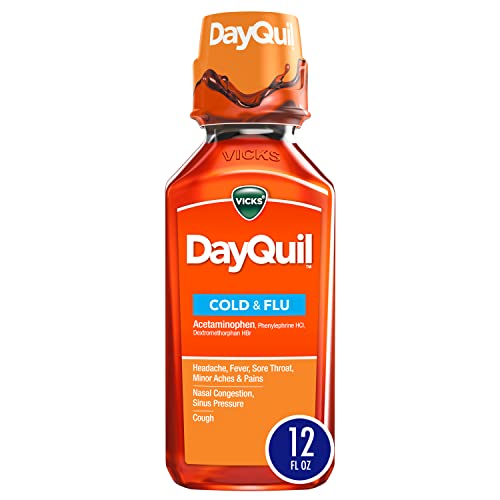Vicks DayQuil Cough, Cold, & Flu MultiSymptom Relief, 12 Fl Oz
