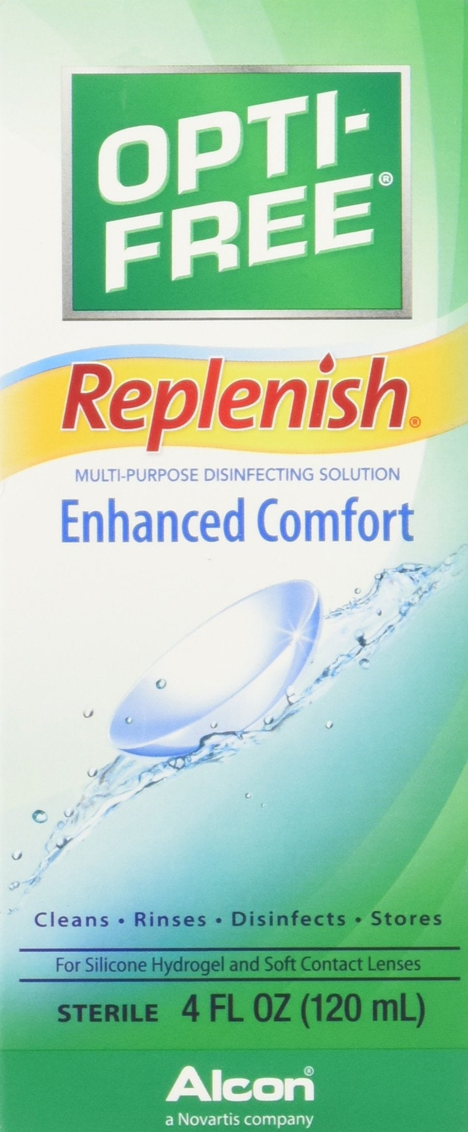 Opti-Free Replenish Multi-Purpose Disinfecting Solution, 4 fl oz (118 ml)