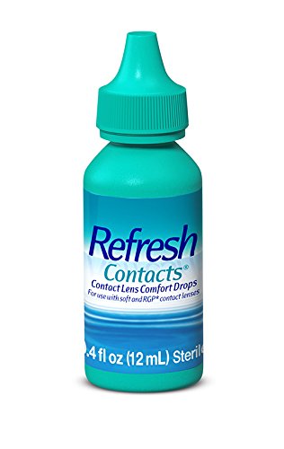 Refresh Contacts, Eye Drops, Contact Lens Comfort,Blue 0.4 Fl Oz Sterile
