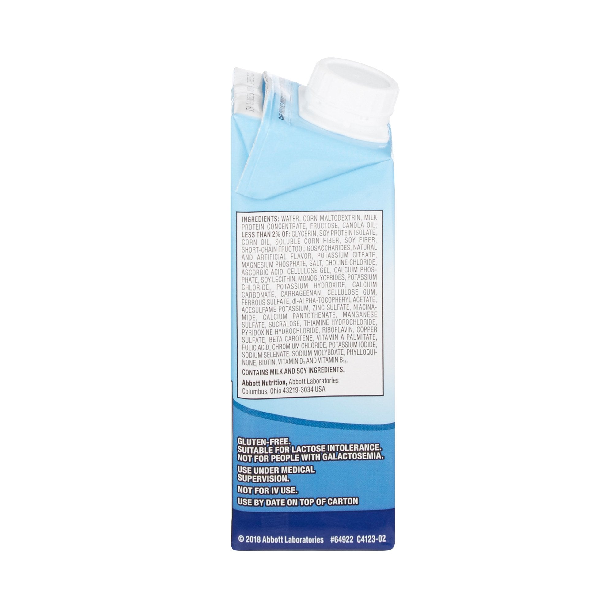 Oral Supplement Glucerna Therapeutic Nutrition Shake Vanilla Flavor Liquid 8 oz. Carton