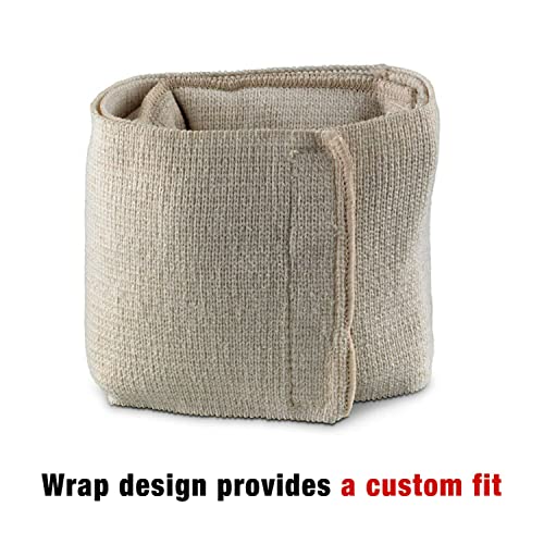 ACE Brand Knitted Cold/Hot Compress Wrap, Reusable, Beige, 1/Pack