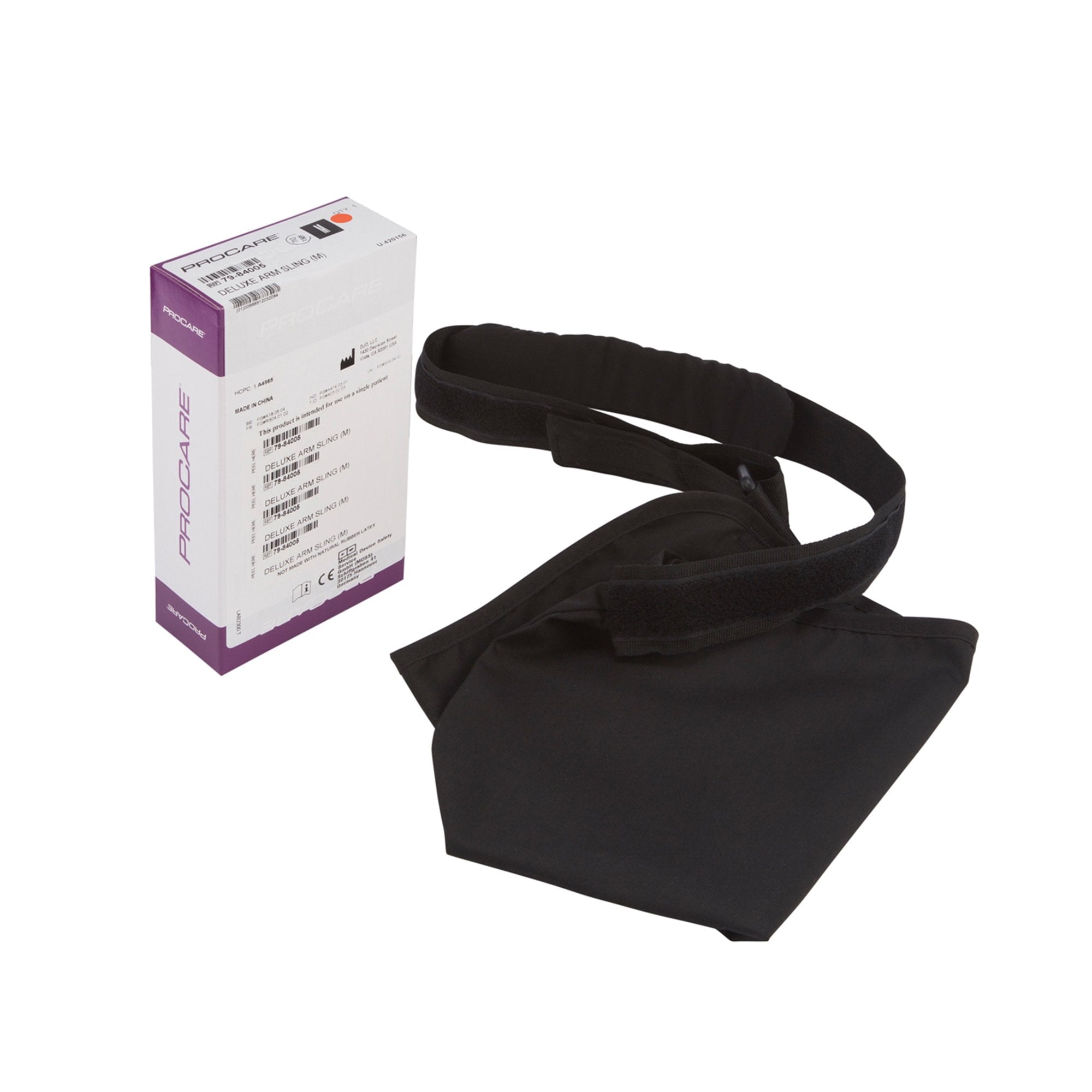 Arm Sling with Pad Procare Deluxe Hook and Loop Strap Closure Medium