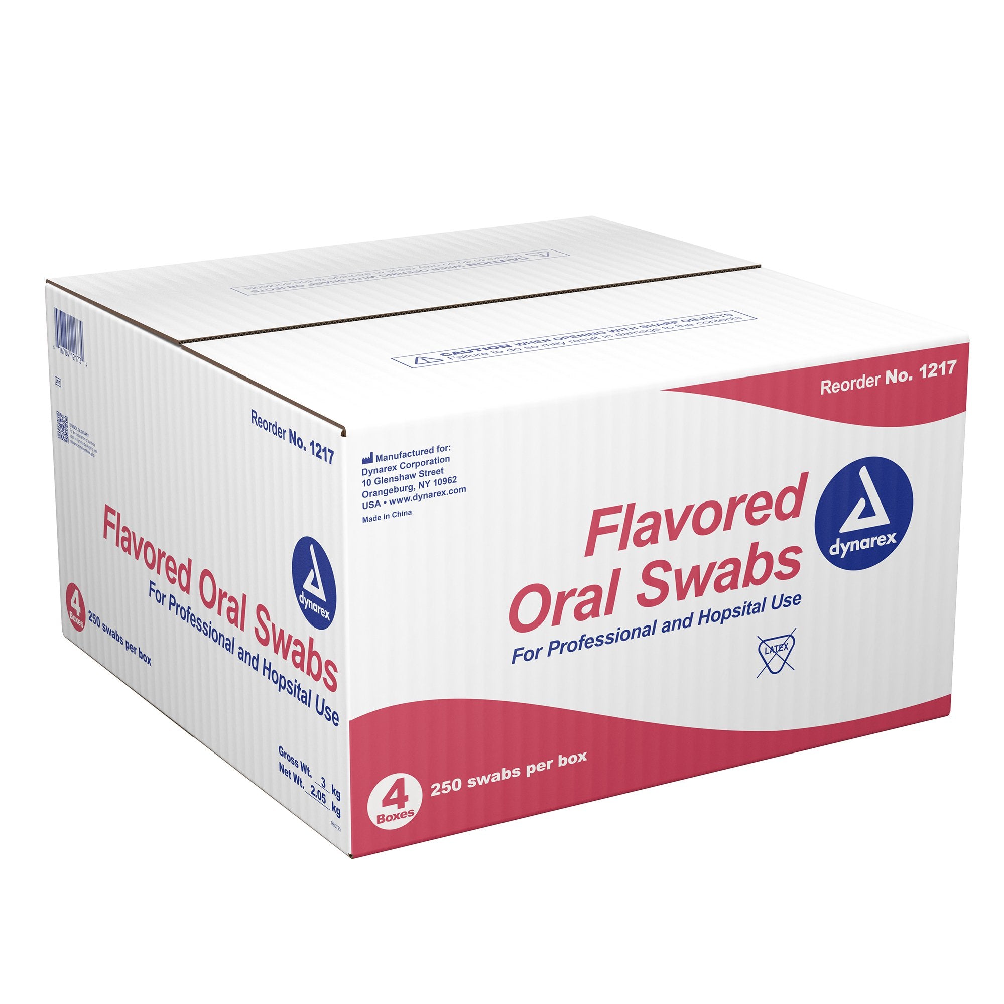 Oral Swabstick Dynarex Foam Tip Dentifrice