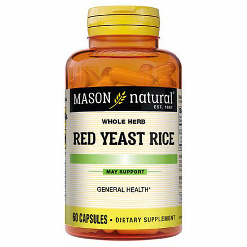 Mason Natural Red Yeast Rice - 60 Capsules