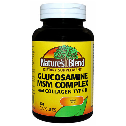 Nature's Blend Glucosamine/Msm Complex & Collagen Cap 120