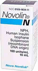 Novolin N 100unit/ml Suspension 10ml Vial - 1 vial