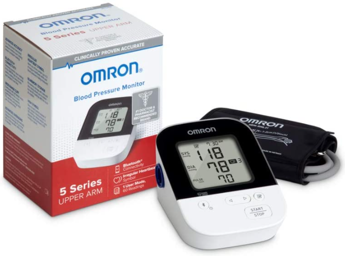 Omron 5 Series Blood Pressure Monitor Model BP7250 - 1 ea