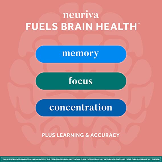 Neuriva Strawberry Original Brain Supplement Gummies for Memory and Concentration - 50 Count