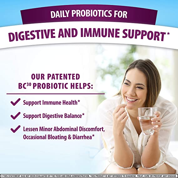 Digestive Advantage Probiotics Digestive Health and Immune Support Supplement Capsules - 30 Count