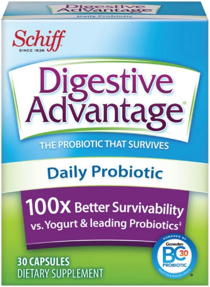 Digestive Advantage Probiotics Digestive Health and Immune Support Supplement Capsules - 30 Count