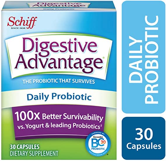 Digestive Advantage Probiotics Digestive Health and Immune Support Supplement Capsules - 30 Count