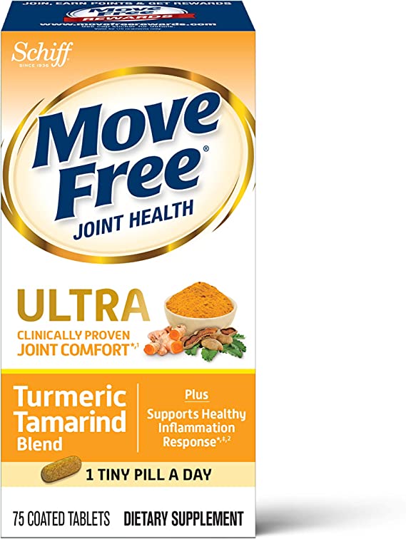 Move Free Ultra Turmeric Curcumin & Tamarind Joint Support Supplement - 75 Count