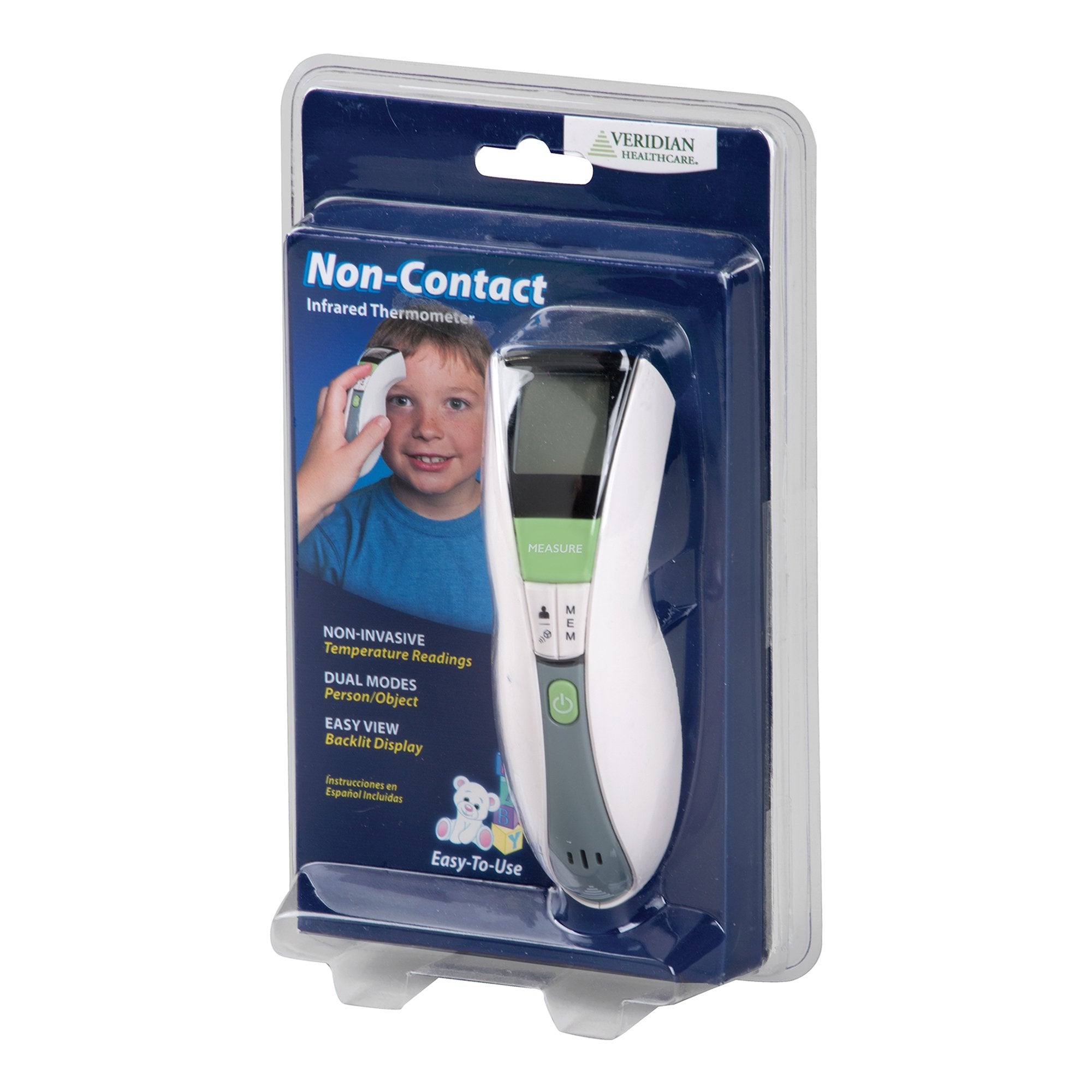 Non-Contact Skin Surface Thermometer Veridian Infrared Skin Probe Handheld