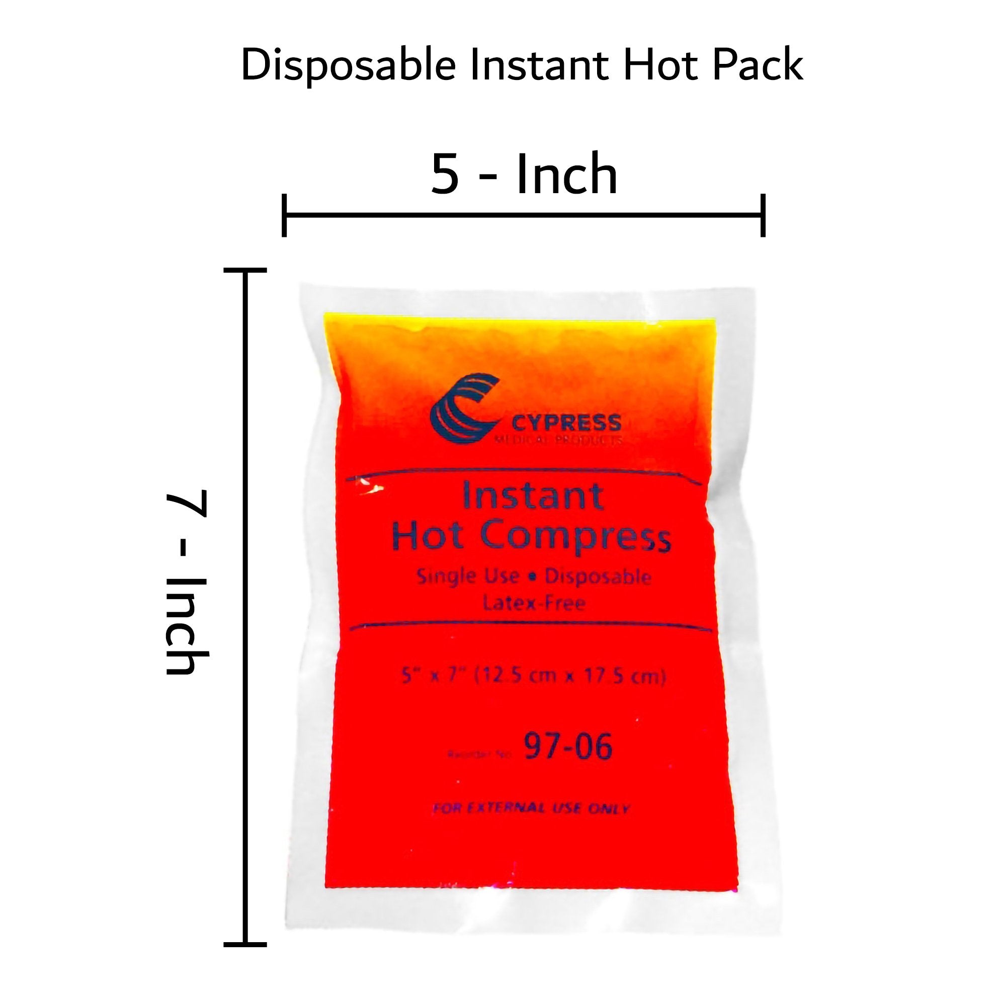 Instant Hot Pack Cypress General Purpose Small Plastic Disposable