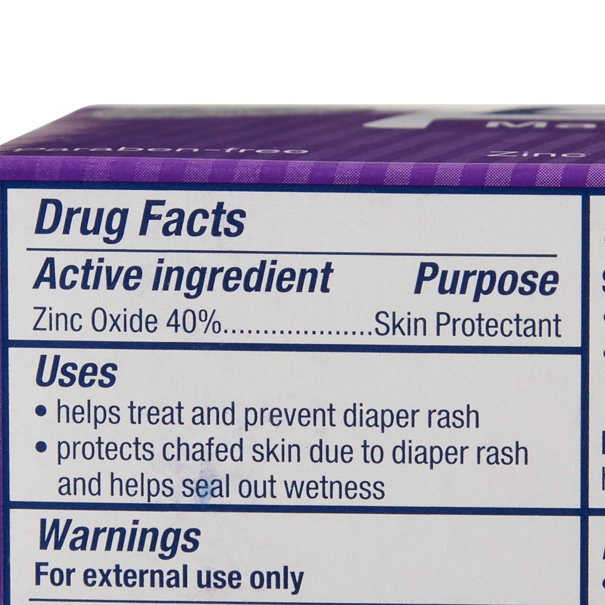 Diaper Rash Treatment Desitin 2 oz. Tube Unscented Paste