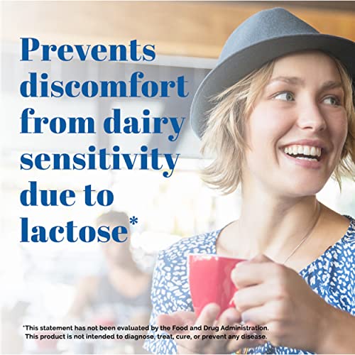 Lactaid Fast Act Lactose Intolerance Relief Caplets with Lactase Enzyme, 12 Travel Packs of 1-ct.