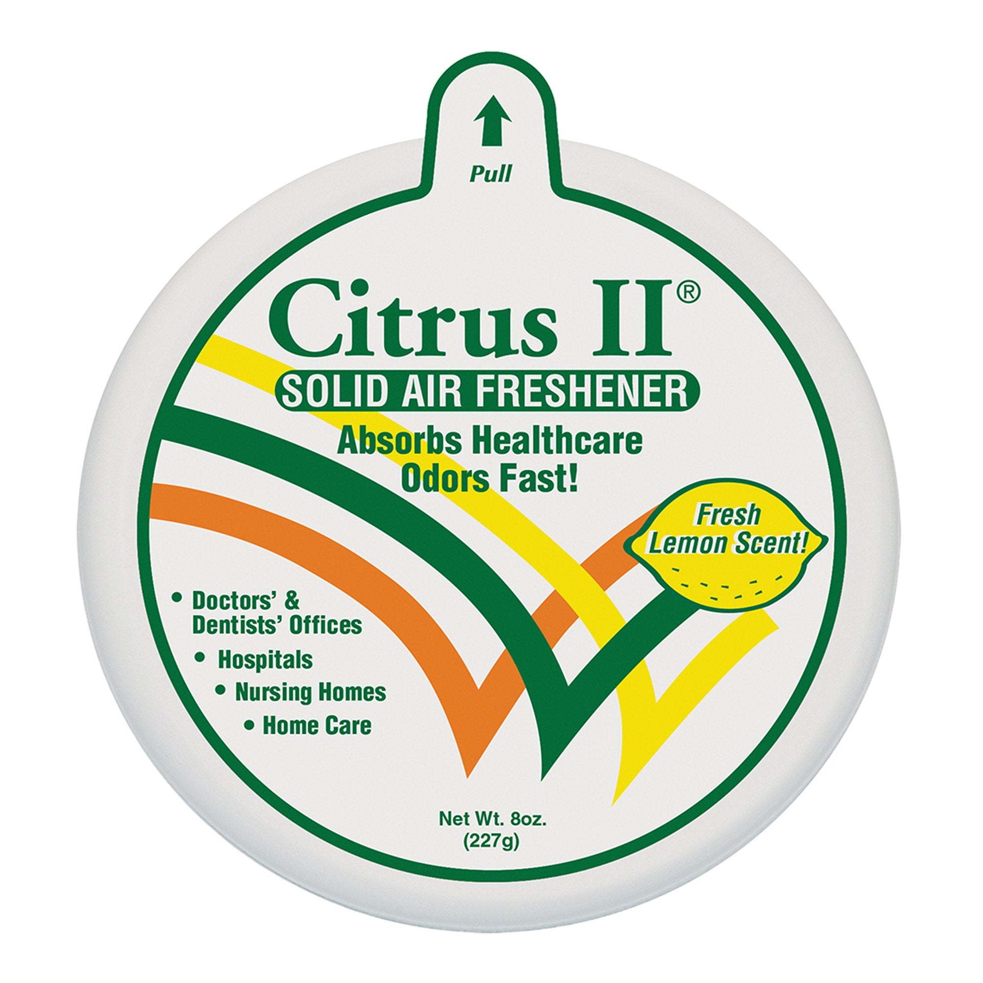 Air Freshener Citrus II Solid 8 oz. Box Fresh Lemon Scent