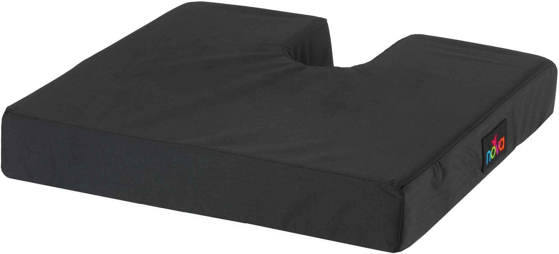 NOVA Coccyx Seat & Wheelchair Cushion, High Density Foam Cushion with Removable Cover, Tailbone & Spine Cut Out Cushion