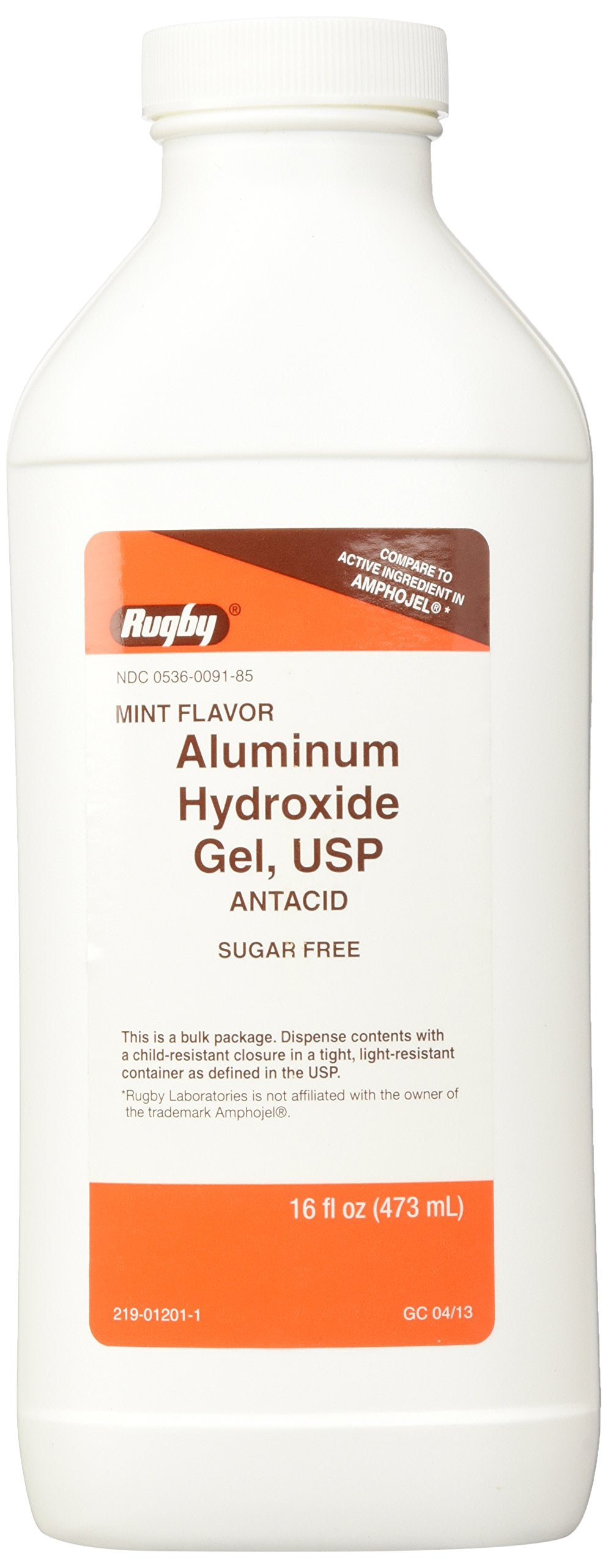Aluminum Hydro Gel, USP 320mg/5mL 473mL *Compare to Amphojel* by Watson Rugby