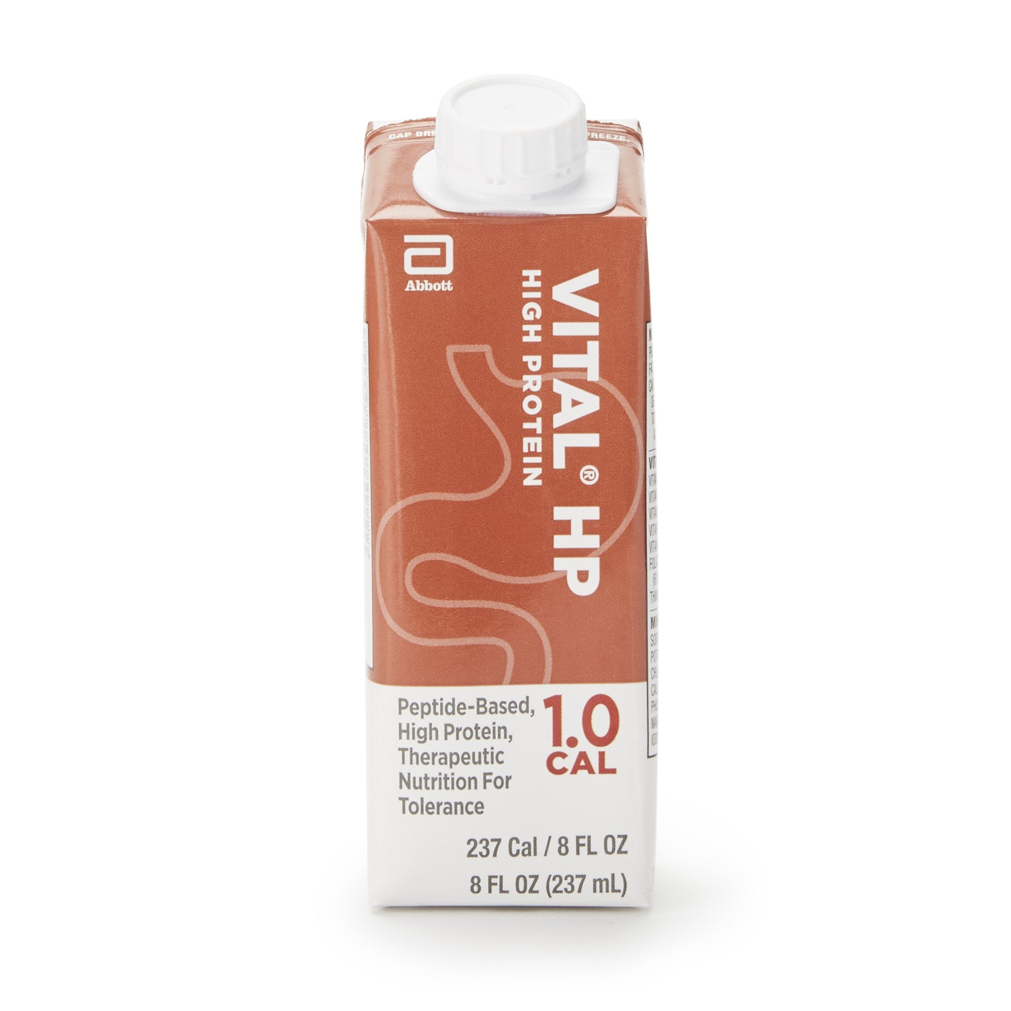 Oral Supplement Vital HP Unflavored Liquid 8 oz. Reclosable Carton