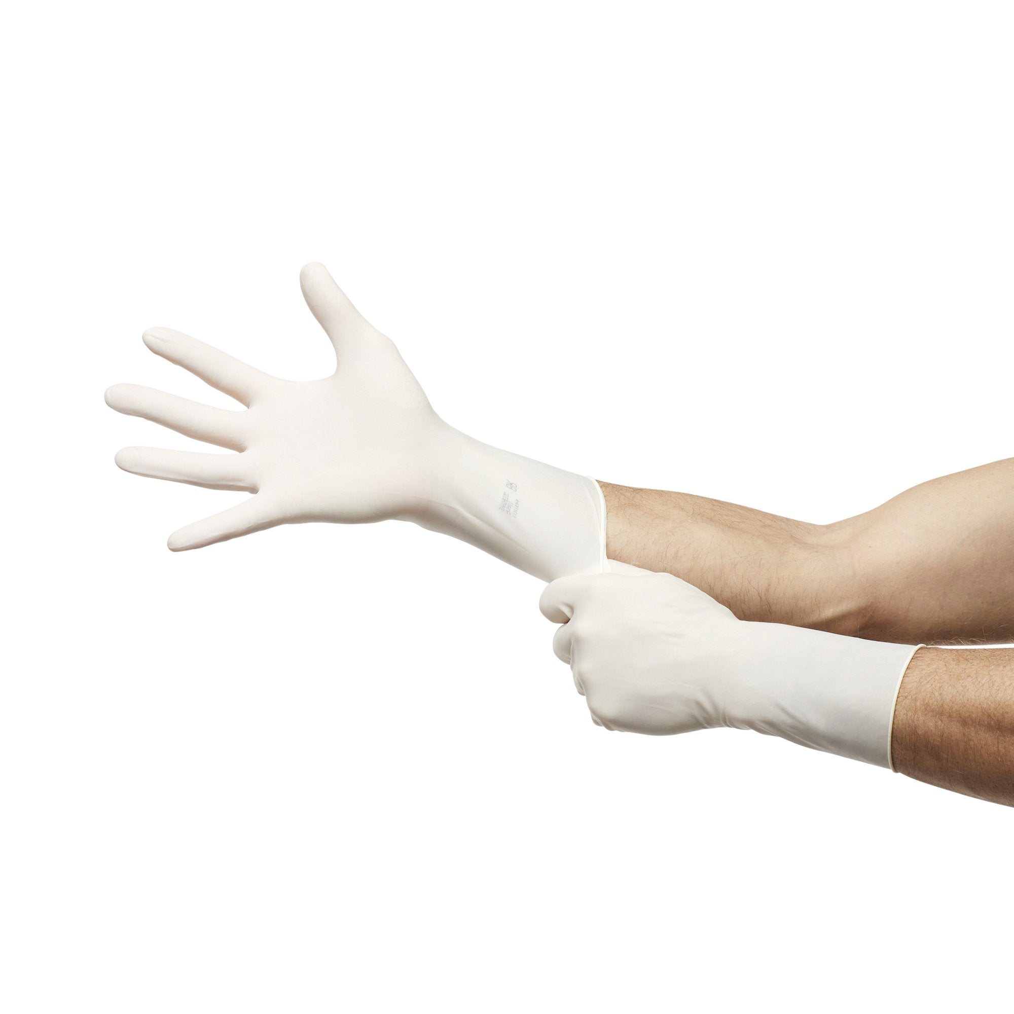 Surgical Glove GAMMEX Non-Latex PI Size 8 Sterile Polyisoprene Standard Cuff Length Micro-Textured White Chemo Tested