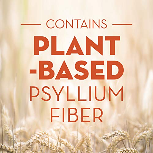 Metamucil, Fiber Supplement, Natural Psyllium Husk Powder, Plant Based, 4-in-1 Fiber for Digestive Health, No Sweeteners, 114 teaspoons (23.3 OZ Fiber Powder)