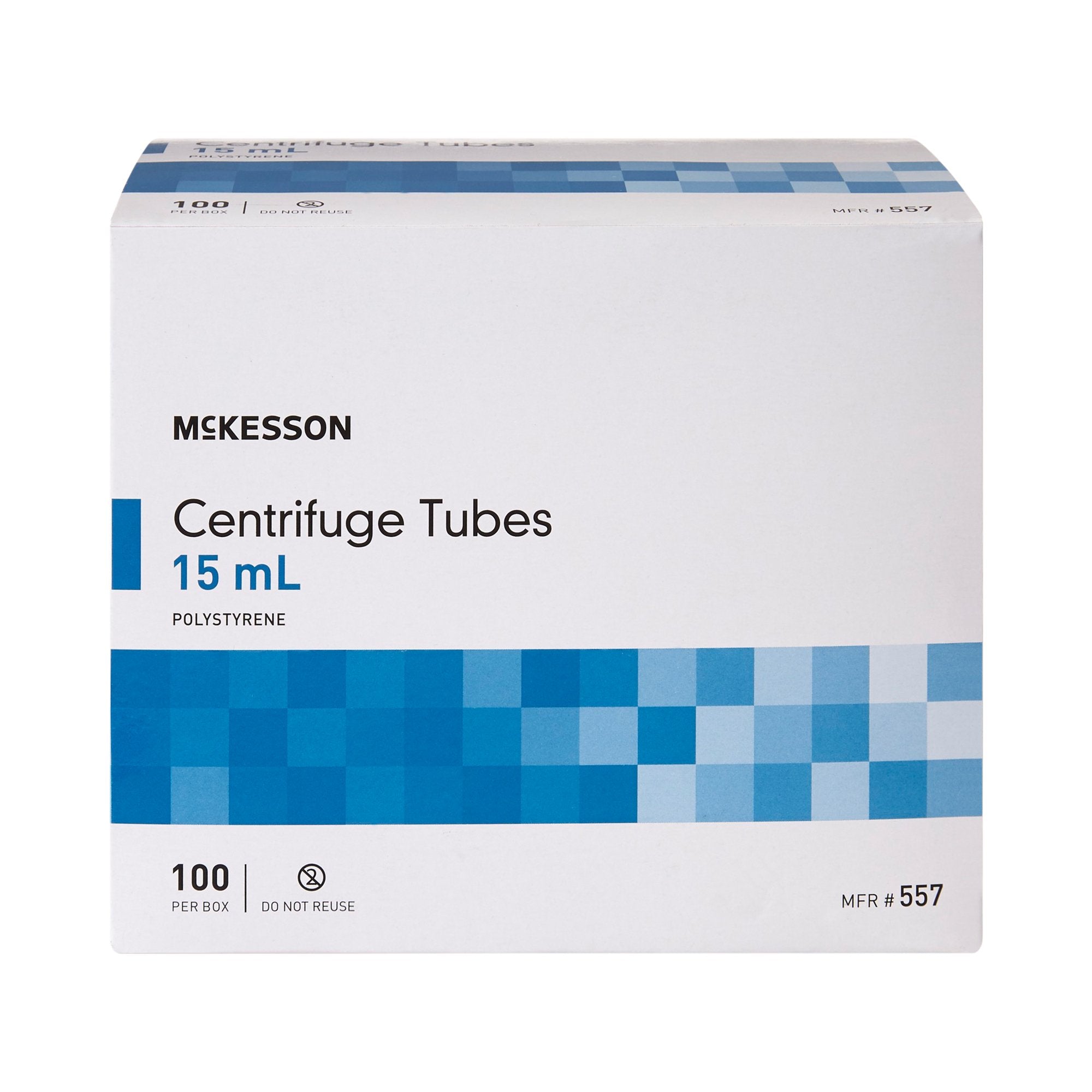Centrifuge Tube Conical Bottom Plain 15 mL Without Color Coding Without Closure Polystyrene Tube