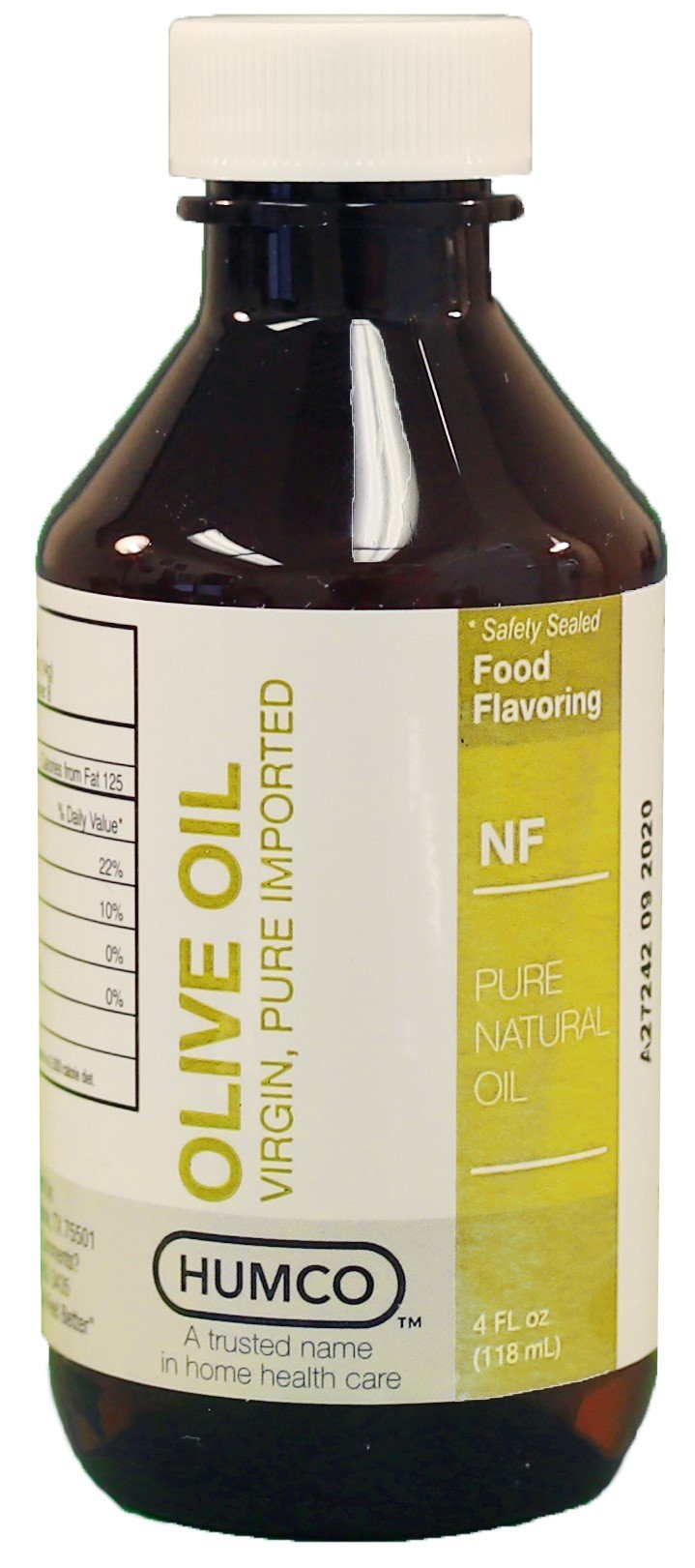 Olive Oil, NF, 4oz. 100% Pure Virgin Olive Oil. Imported. Skin Moisturizer. Food Flavoring Oil. Cooking Oil