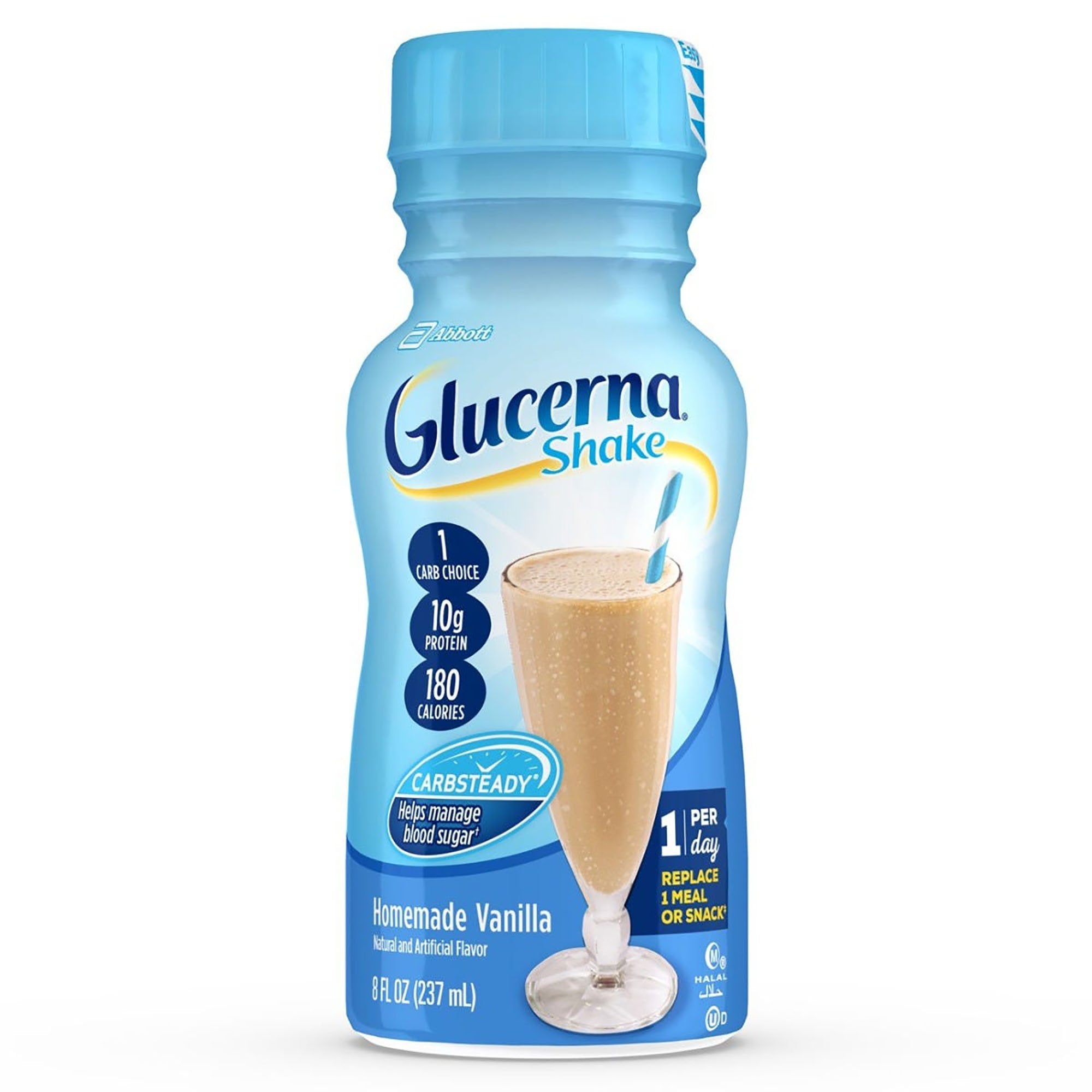 Oral Supplement Glucerna Original Shake Vanilla Flavor Liquid 8 oz. Bottle