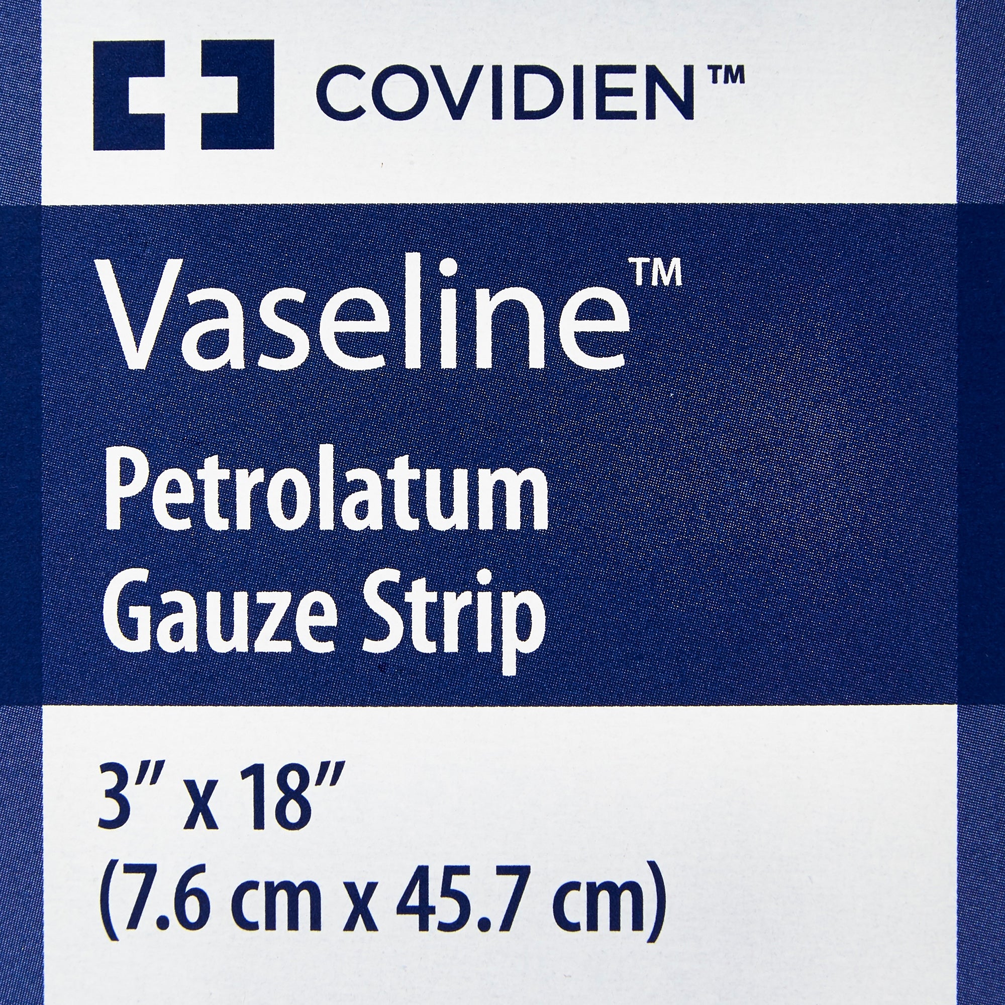 Petrolatum Impregnated Dressing Vaseline Rectangle 3 X 18 Inch Sterile