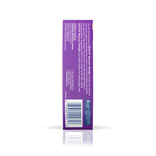 Desitin Maximum Strength Baby Diaper Rash Cream for Relief & Prevention with 40% Zinc Oxide, Original, 4 Oz