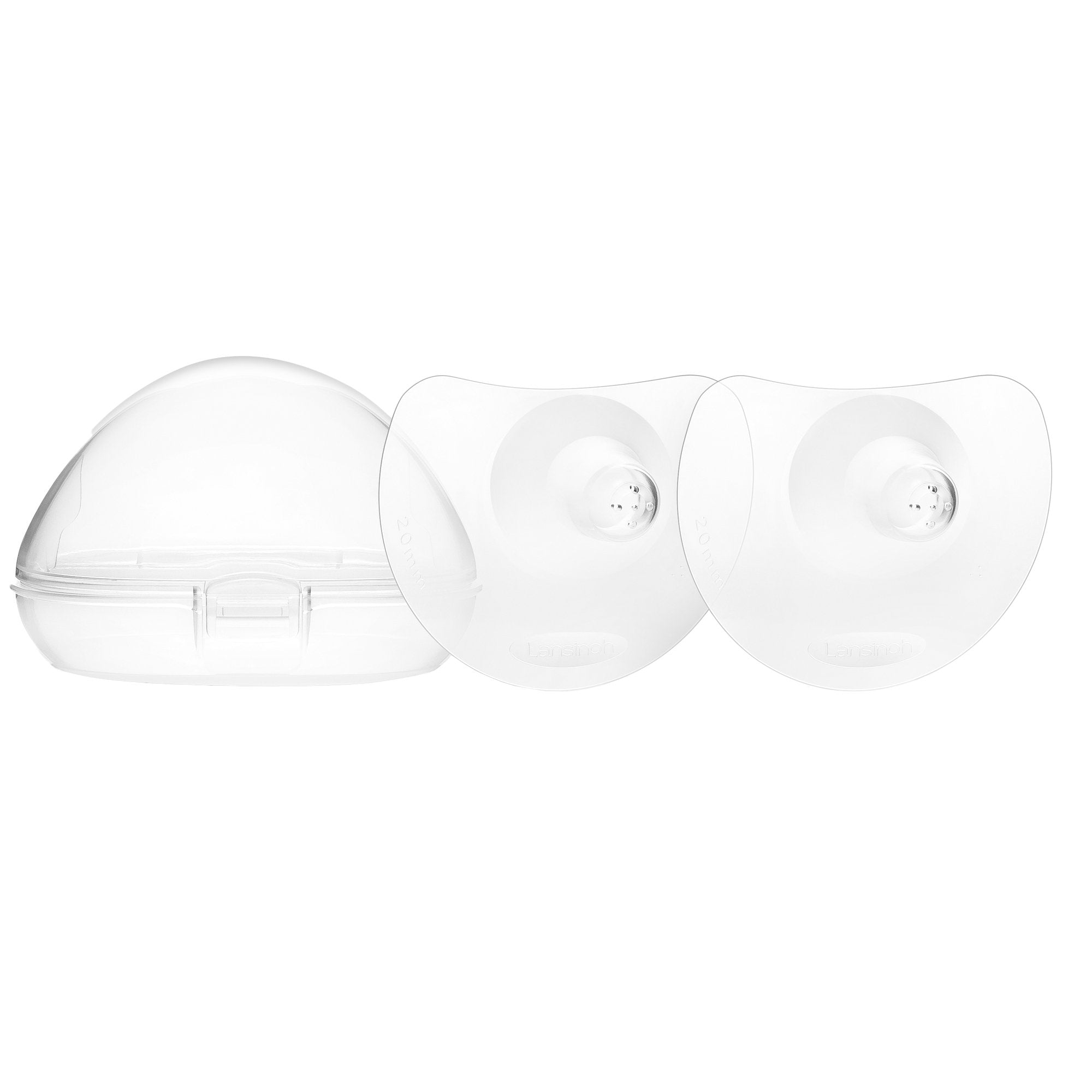 Lansinoh Contact Nipple Shields with Case - 20 & 24 mm