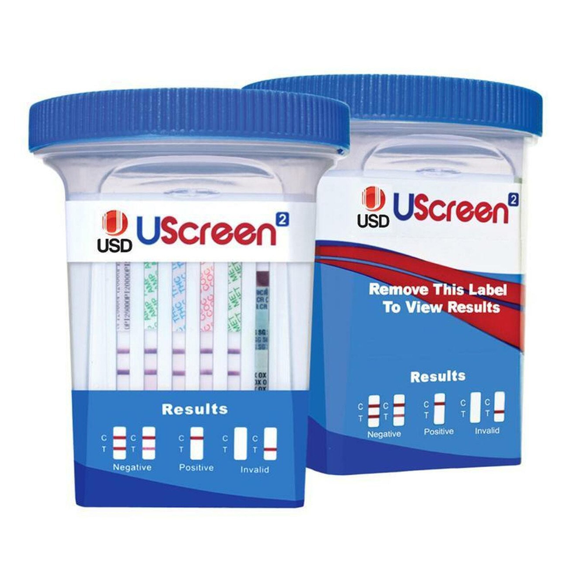 Drugs of Abuse Test Kit UScreen 12-Drug Panel with Adulterants AMP, BAR, BUP, BZO, COC, mAMP/MET, MDMA, MTD, OPI300, OXY, PCP, TCA (CR, pH, SG) Urine Sample 25 Tests CLIA Waived