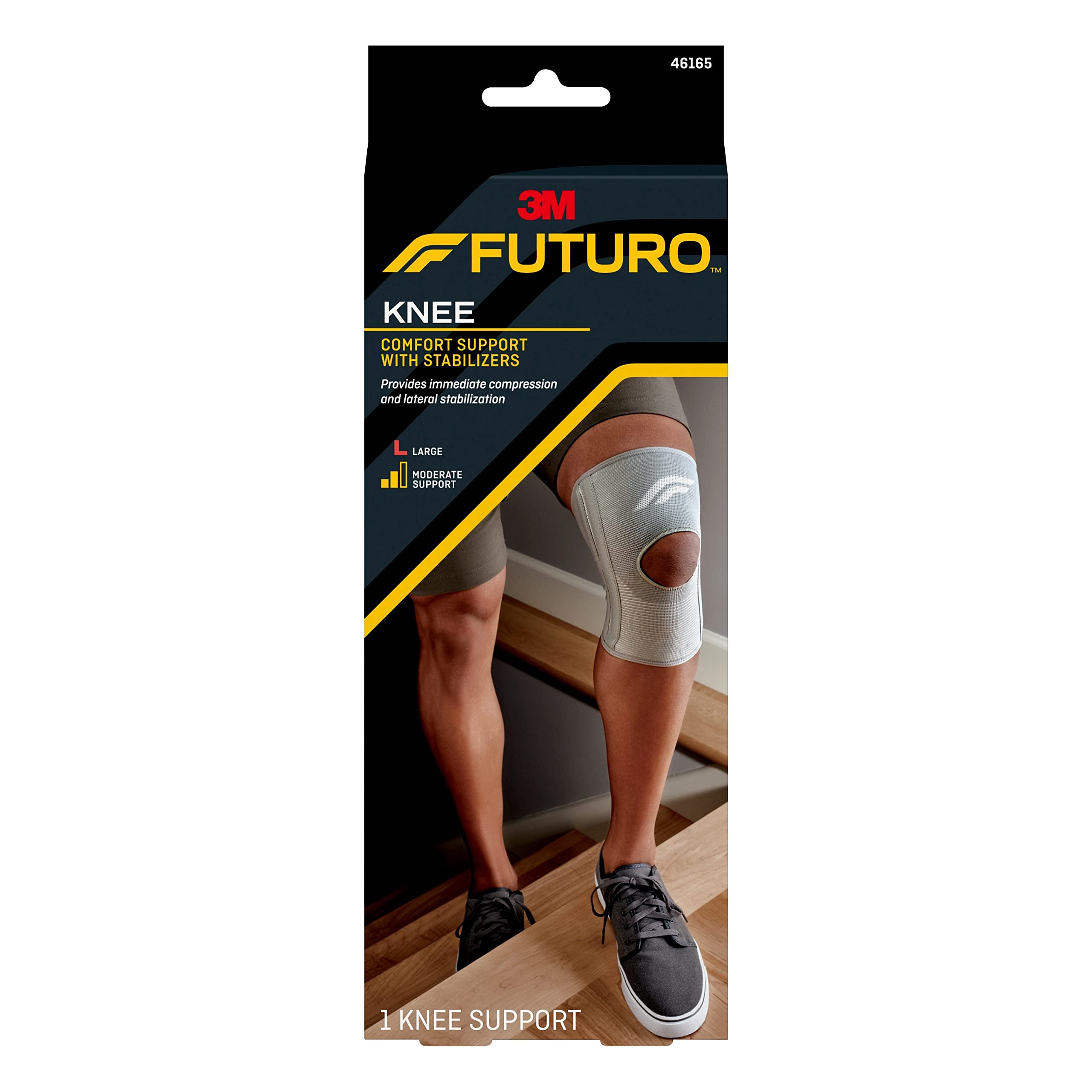 FUTURO Comfort Knee with Stabilizers, Large