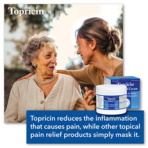 Topricin Pain Relief Cream (4 oz) Fast Acting Pain Relieving Rub