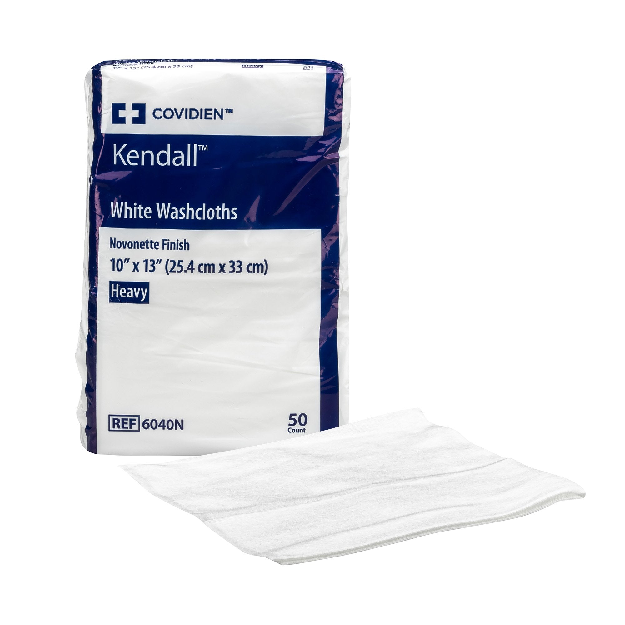 Washcloth Excilon 10 X 13 Inch White Disposable